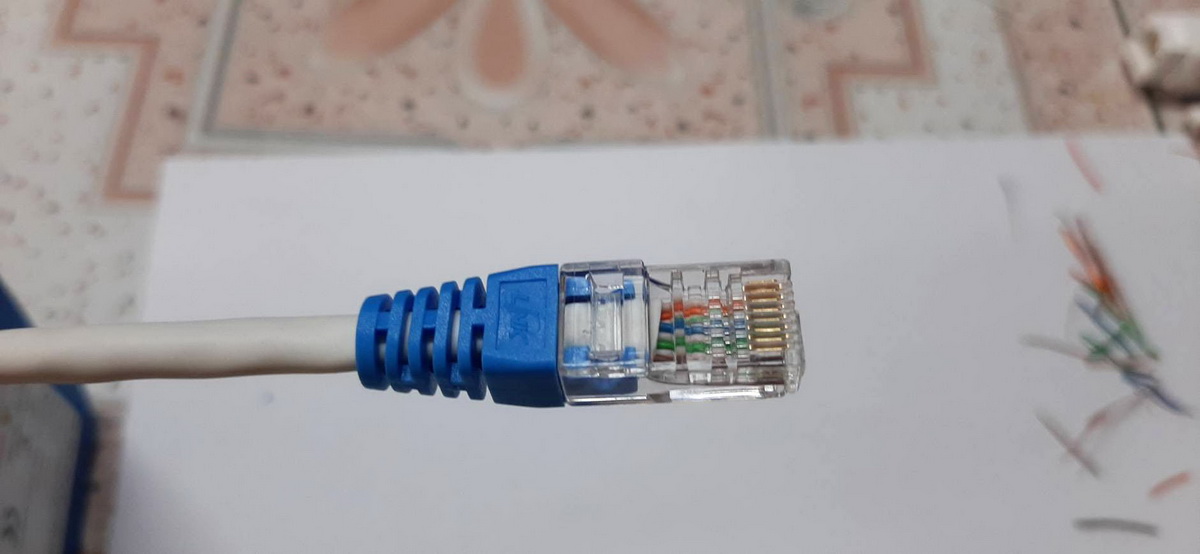 วิธีเข้าหัวแลน (Lan) Rj45 Cat5 และ Cat6